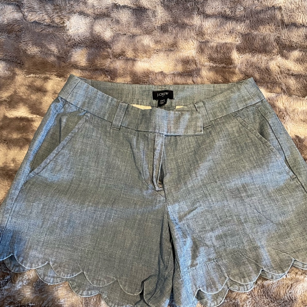 J.Crew scalloped shorts
